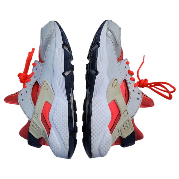 Nike Air Huarache Run 634835-013 Grey Red Sneakers Shoes Size 9 - Picture 9 of 10